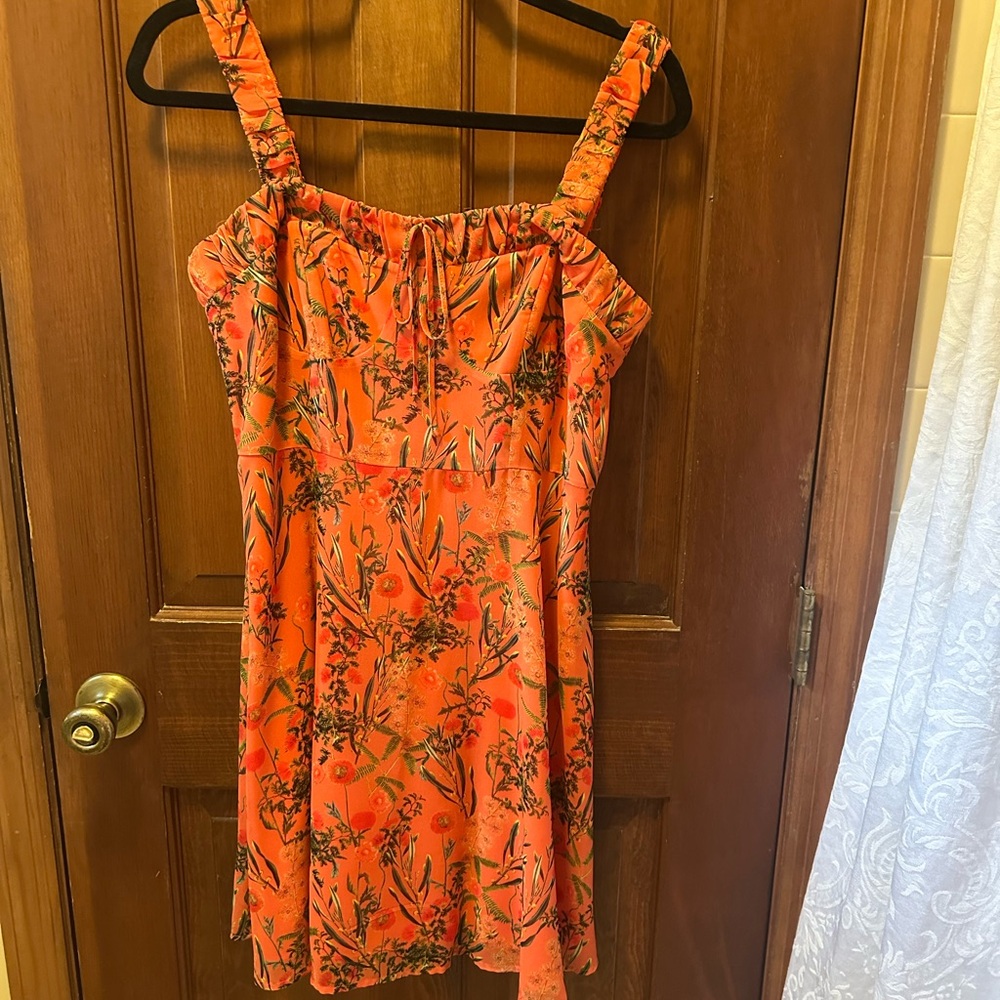 Gianni Bini Bright Orange Dress